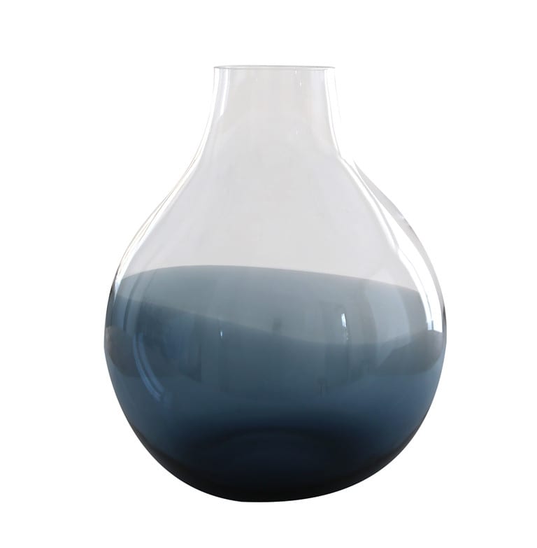 flower vase no. 24 indigo blue